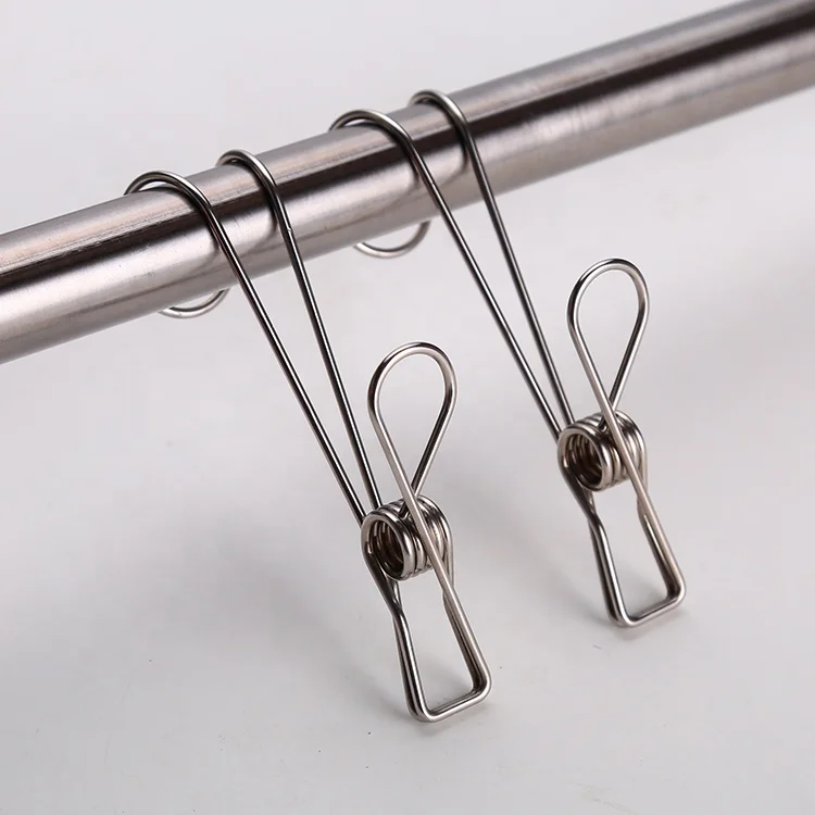 Hot Selling 304 Stainless Steel Clothes Hook Pegs And 316 Cloth Pegs