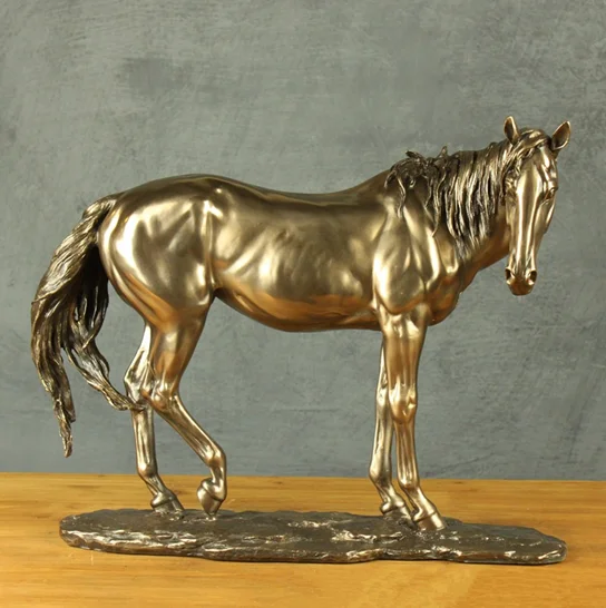 Electroplating Bronze horse