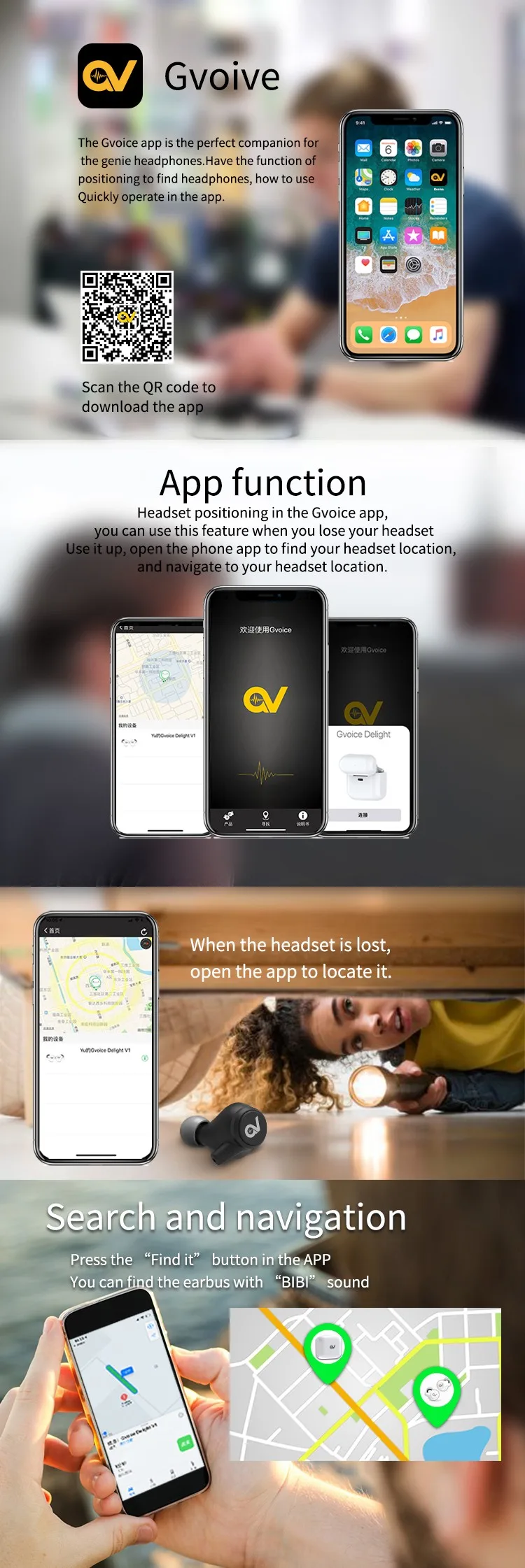 5.0 Bluetooth Stereo TWS Case Earbuds APP Earphones - ANKUX.COM