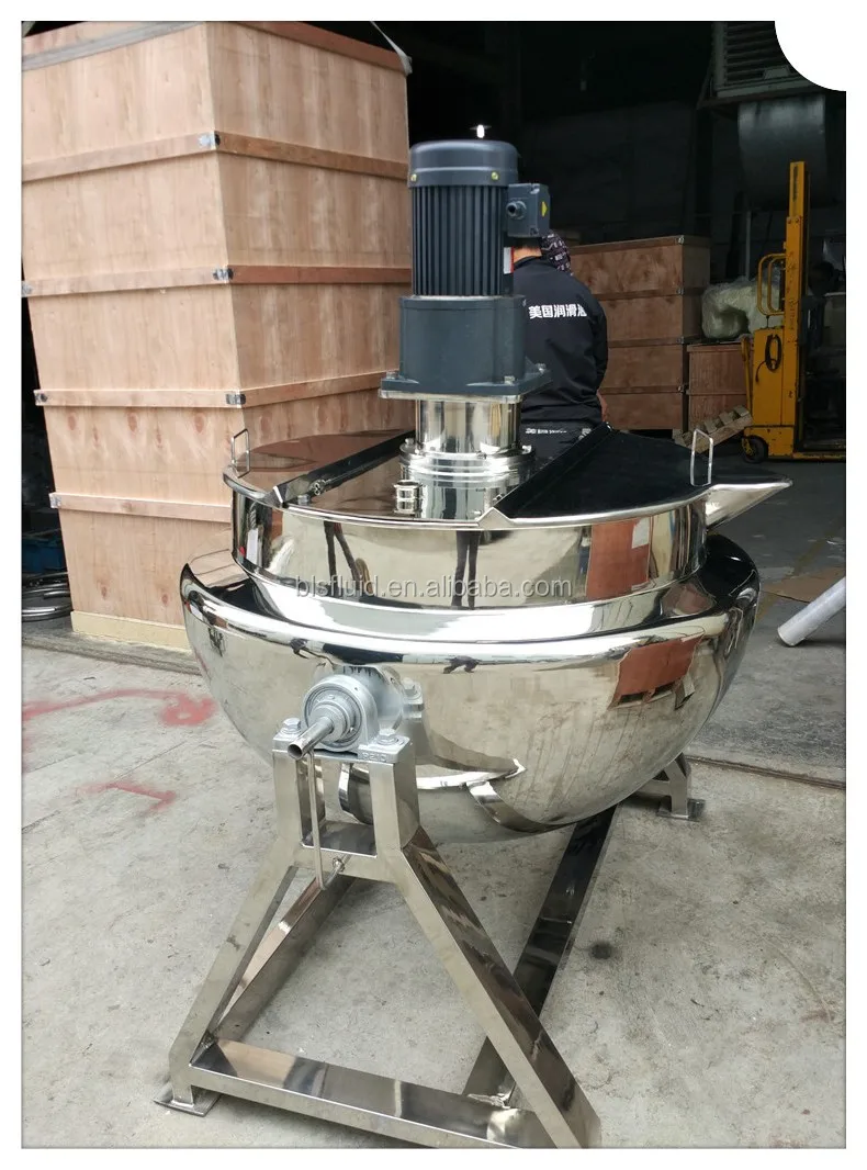Steam Jacketed Kettle/ Boiler/vessel Jacketed Cooking Vessels With