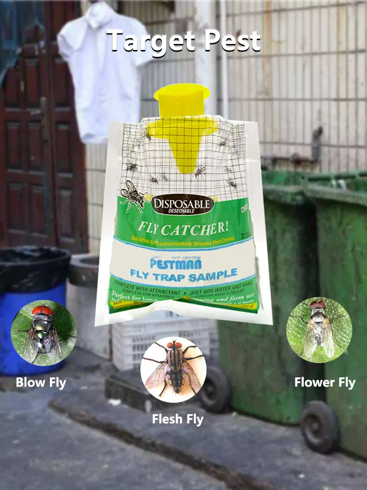 Convenient Hanging Fly Trap Odor Catcher Bag Outdoor Fly Trap Buy Fly