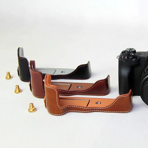 canon eos m50 leather case