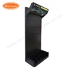 High bearing capacity perforated metal board display stand rack with hooks