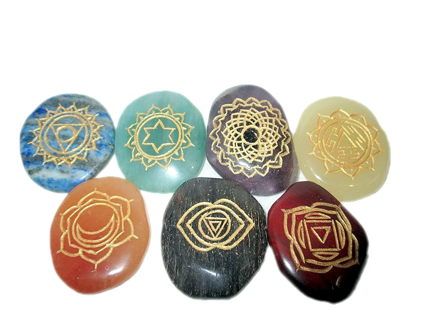 New Chakra Thymus Gemstone Chakra 7 Stones Sets Crystal Chakra Flat Tumbled Latest Proved Results Balancing Reiki Healing Energy Aura Pouch Spiritual Metaphysical Divine Psychic Peace Progress Crystal Therapy Energy Stress Relief Issues Problems Angel Help Guidance Mentor Motivation Inspiration