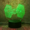 3D Force Awakens Tie Fighter Figure Lamp Visual USB Touch 7 Color Change Night Light Visual Table Fans Child New Year Birthday G
