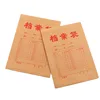 2019 classic a4 kraft paper envelope with string with pockets