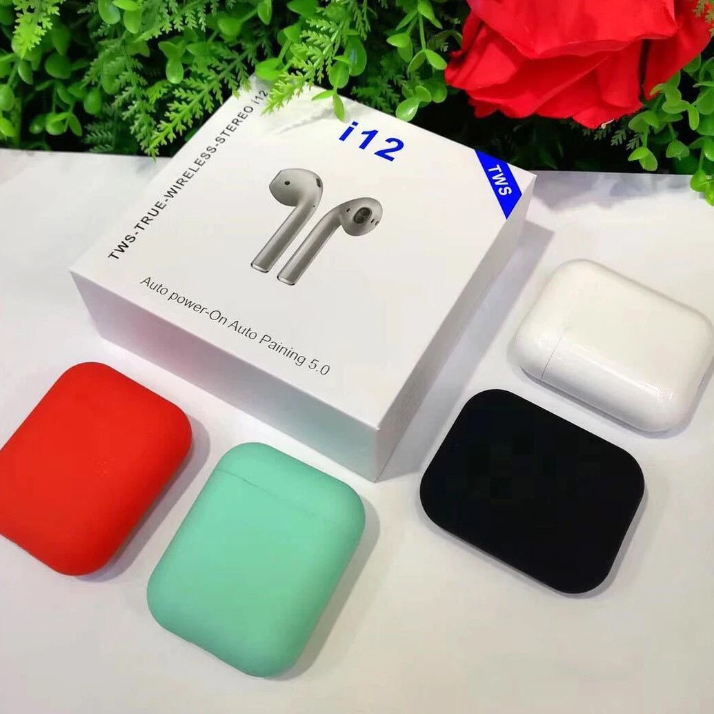 I12 Tws Wireless Earphones For Iphone Android Bluetooth 5.0 Headphones