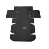 Foldable matt black corrugated tuck top paper packing box with shining logo hot sale