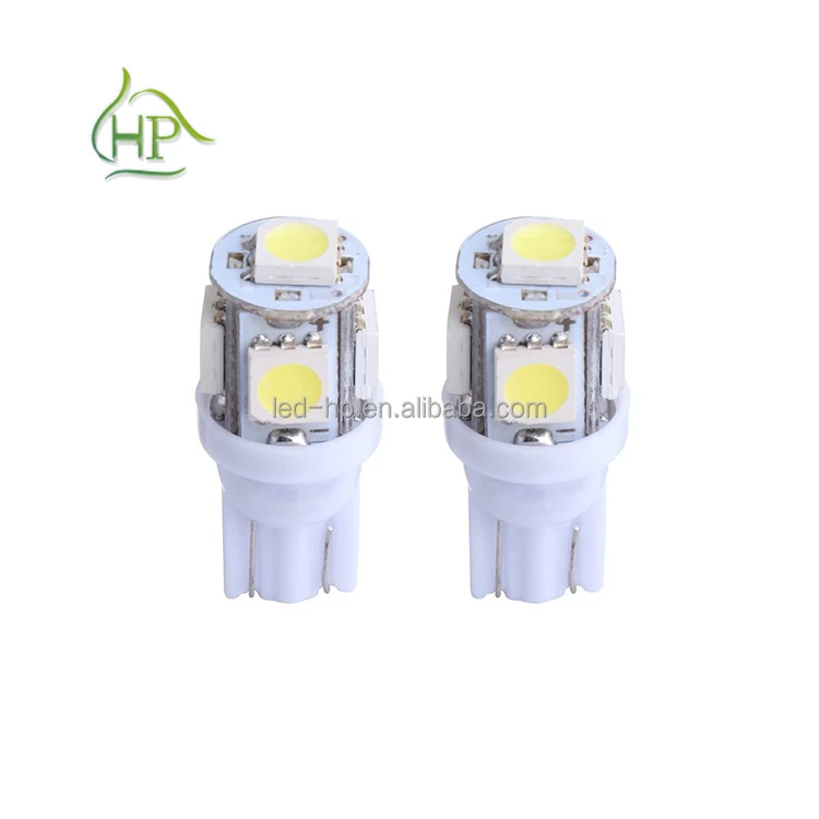 t10 5smd 5050 hot sale wedge led lighting lamps bulbs for car