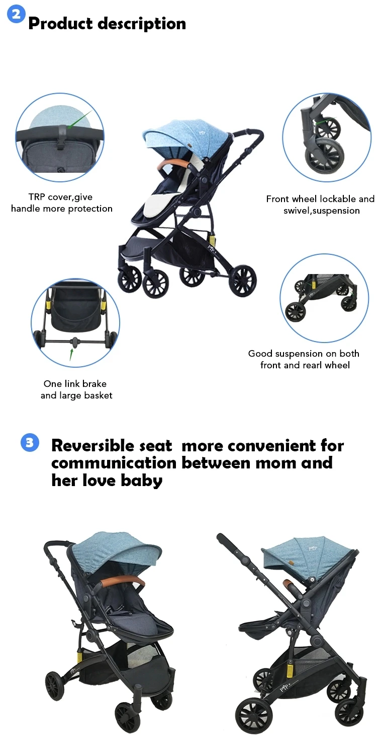 Travel System Baby Stroller 3 In 1 And Foldable Baby Pram 3 In 1 Buy