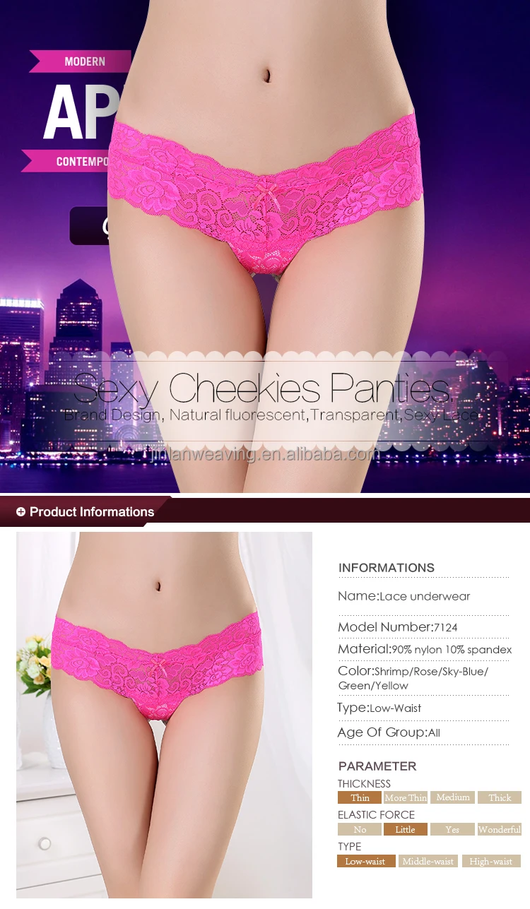 750px x 1287px - 7124 Promotions Lace Women's Panties Fluorescent Color Sexy Ladies  Underwear G-string For Girls - Buy Sexy,Sexy Panties,Sexy Underwear For  Female ...