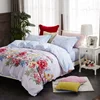 Highest Quality Best Luxury 40's Sateen Pure Cotton Reactive Printed Bedding 4 PC Set, Duvet Cover, Flat Sheet, Pillowcases