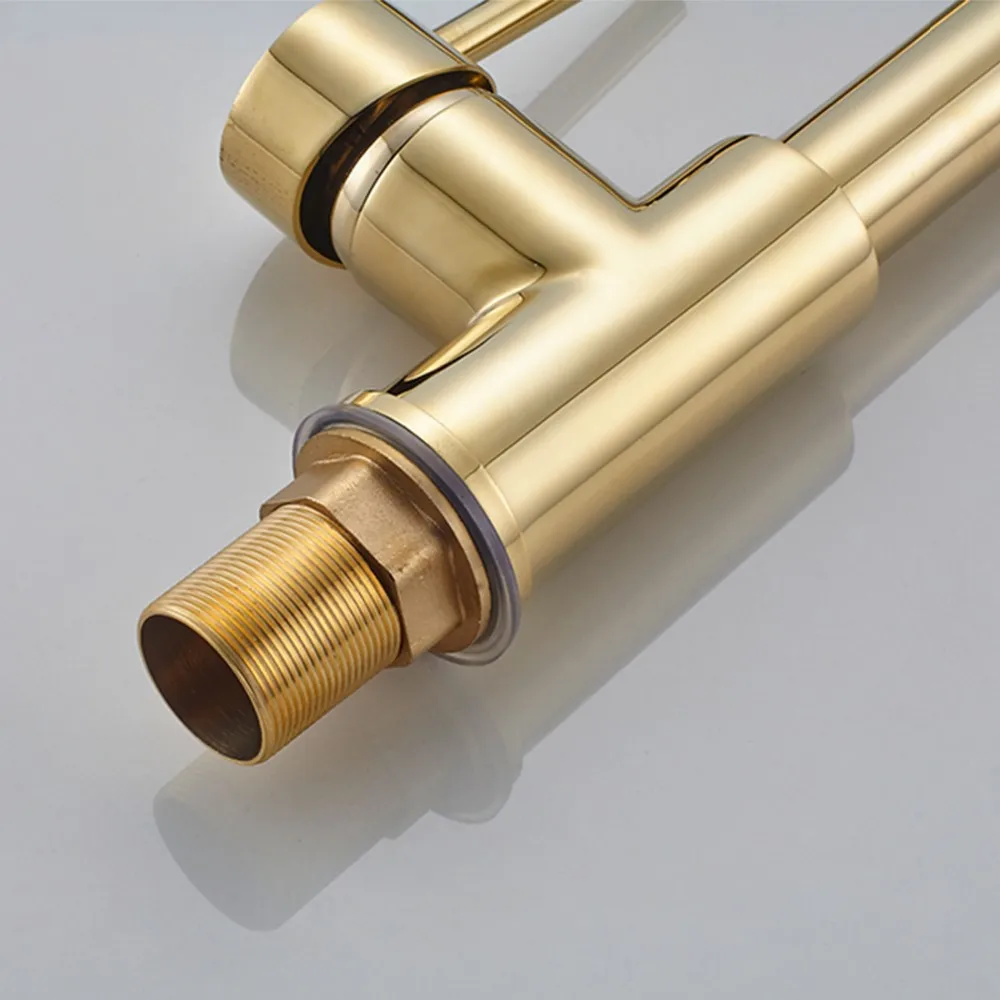 Fapully Luxury Tall And Big Kitchen Faucet Pull Out Mixer Tap Spring