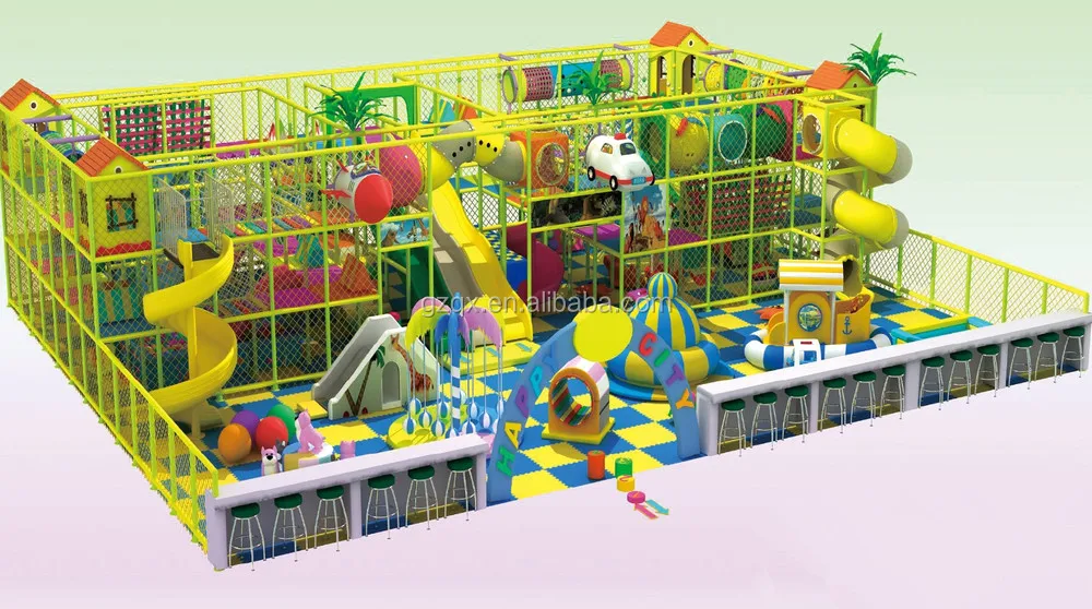 Big Size Children Indoor Playground Equipments,Indoor Playground Park ...