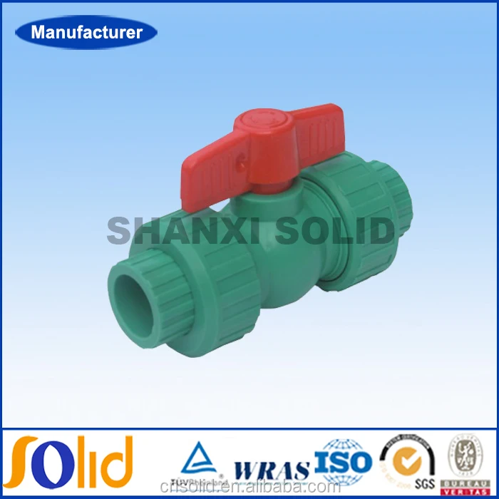 China Supplier Cold and Hot Water Supply PPR Union Ball Valve