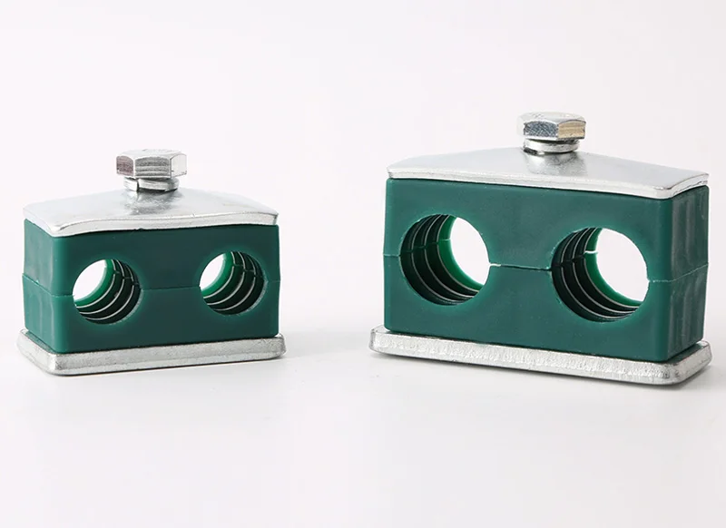 Factory Price Heavy-duty Plastic Pipe Clamp Hydraulic Green Pipe Clamp.jpg