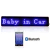 Android mobile iphone Bluetooth app quickly editing Car glass window Advertising led car window message sign