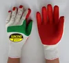 Cheap welder two slice rubber pieces construction work anti cut gloves