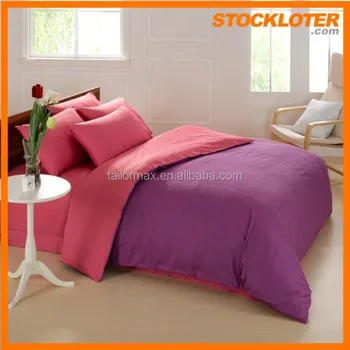 Polyester Cotton Bedding Comforter Duvet Cover Set 4pcs Bedding