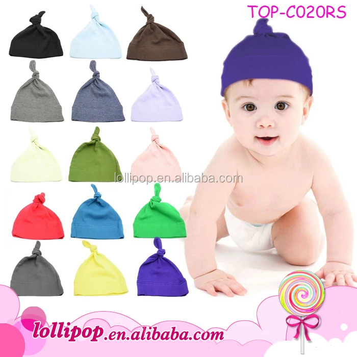 baby knotted hats