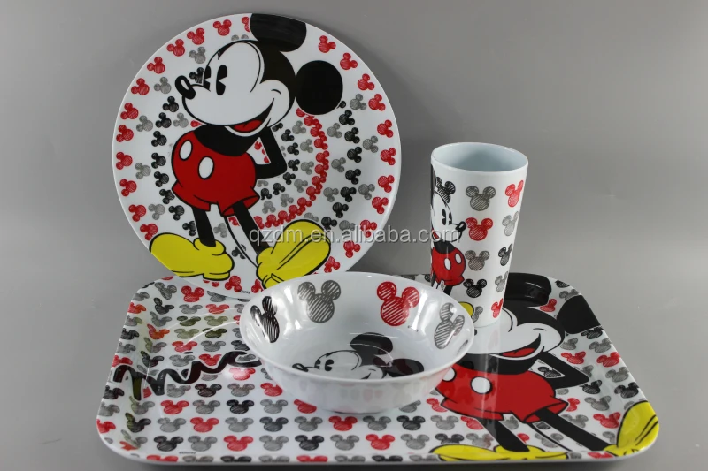 Factory supplies Melamine Dinnerware set Plastic Tableware set
