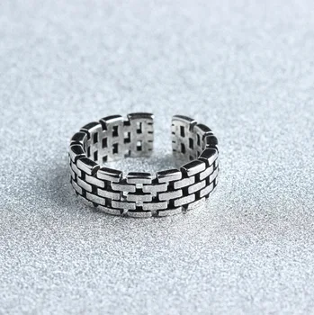 Uni Jewelry Men Thai Ring 925 Sterling Silver Antique Ring 925 Sterling Silver Antique