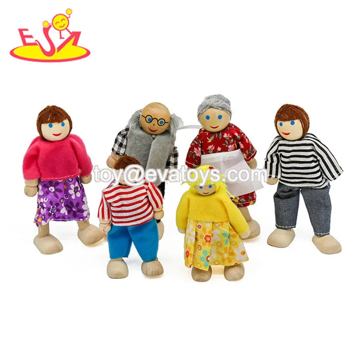 New Design Miniature Wooden Dolls House Figures For Kids W06d119 Buy