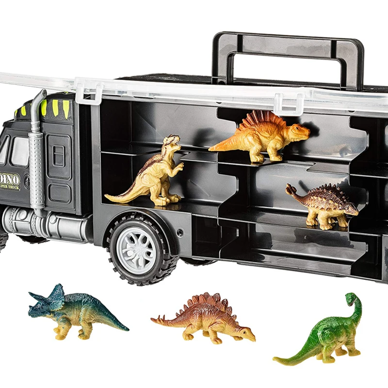 Wholesale Transport de dinosaures, voiture, camion, jouet avec 6