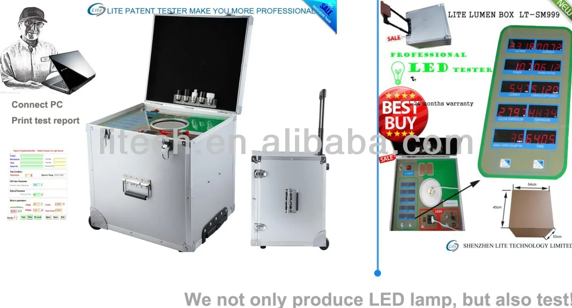Portable Led Lumen Tester Meter Led Testing Machine Led Light Spectrum
