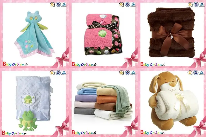 High Quality Comfortable 100 Cotton Baby Blanket With Plush Sheep Toy