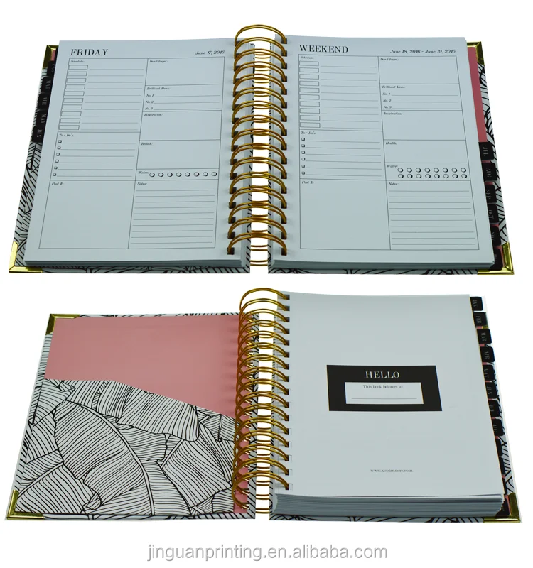 Custom High Quality Daily Weekly Monthly 2020 Planner Organizer - Buy ...