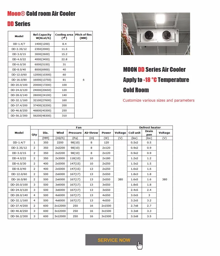 Cold Room Condenser Unit Cold Storage Evaporator and Condenser Commercial Refrigeration Unit
