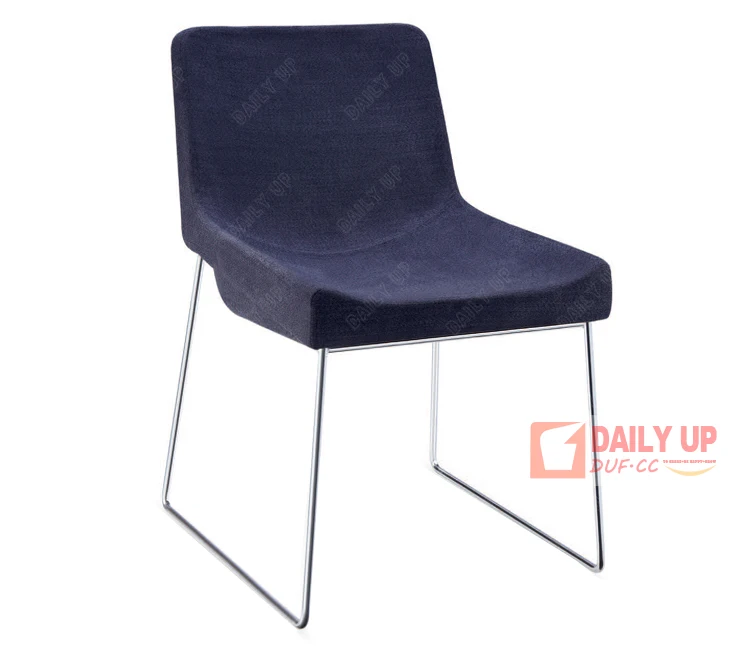 Wholesale Restaurant Furniture Romantic Cafe Sponge Fabric Chair Colorful Linen Chair Living Room Chair for Sale