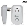 Smart power wireless wifi socket support amazon echo alexa voice control remote control by APP , no need hub ,smart plug