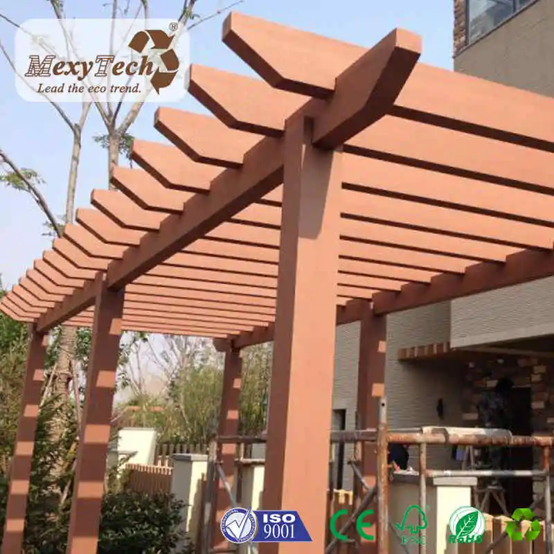 Outdoor Beach Wpc Wooden Sunshade Pergola Outdoor Beach Wpc Wooden Sunshade Pergola