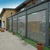 Motorized crystal bulletproof polycarbonate roll up doors for store