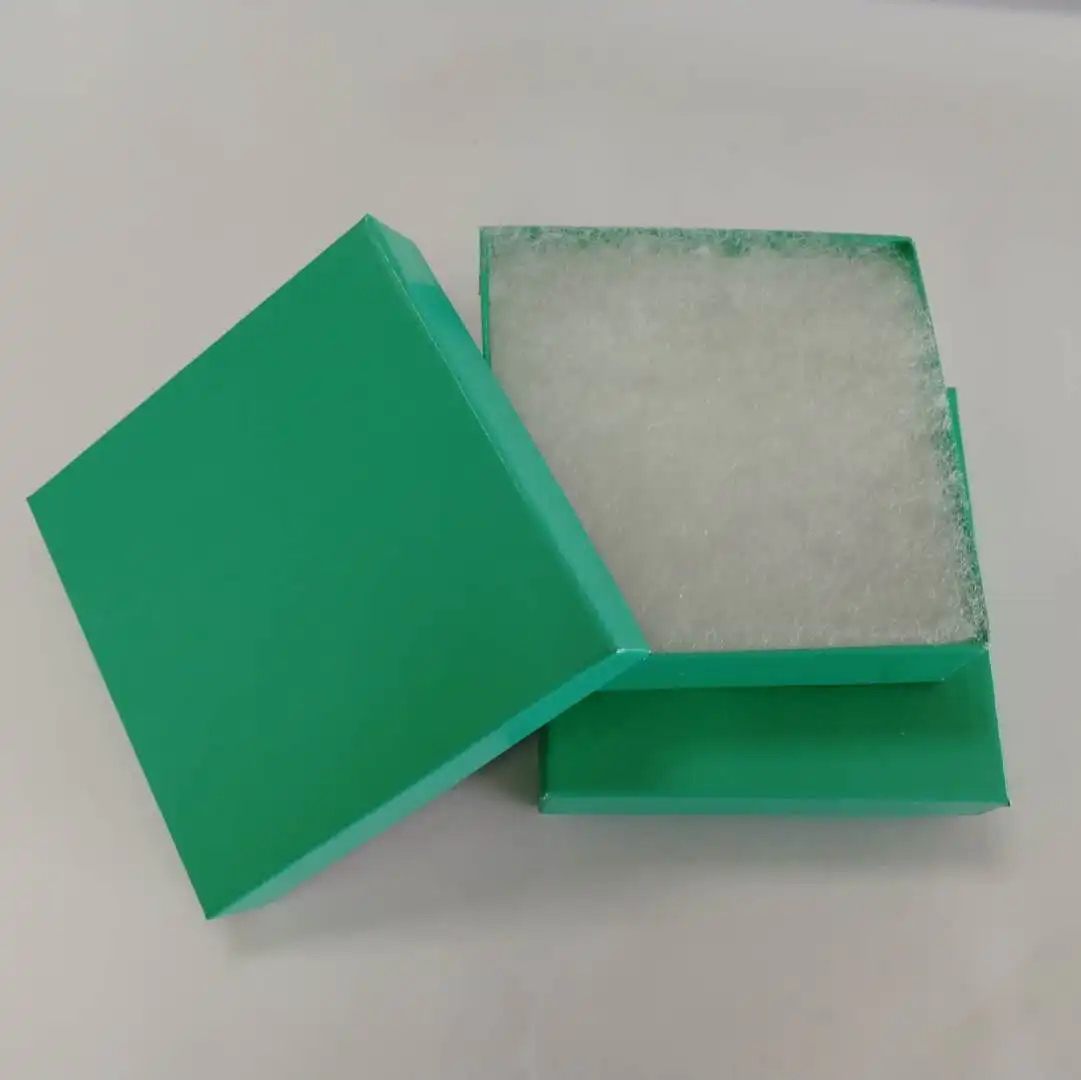 Z34t 3 3/4"x3 3/4"x2" Teal Blue Cotton Filled Jewelry Boxes Buy