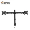 Cheap Best Height Adjustable Flexible Dual LCD LED Computer Monitor Desk Mount Stand for two 10-24" LCD Flat Screens