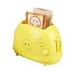 2 Slices Plastic Bread Toaster For Household