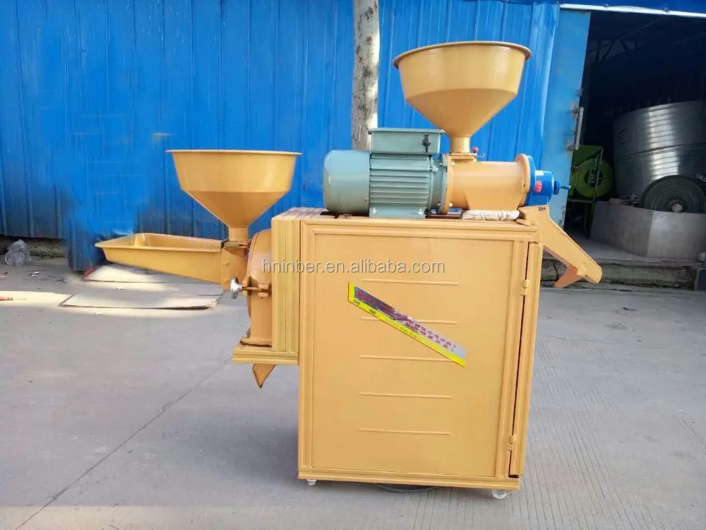 High capacity home use rice milling machine