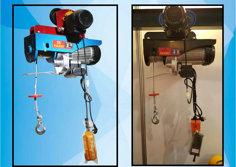 Best Price Small Mini Electric Hoist 110v Electric Hoist 500kg,12m