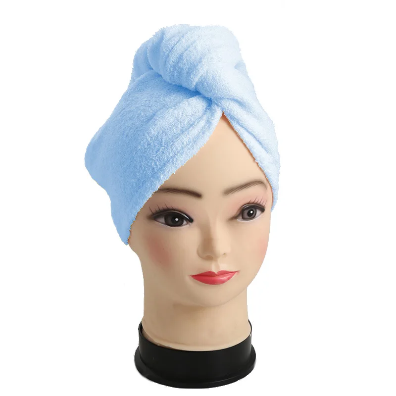 
Bamboo Hair Towel Wrap Super Absorbent Twist Hair Drying Turban Wrap 
