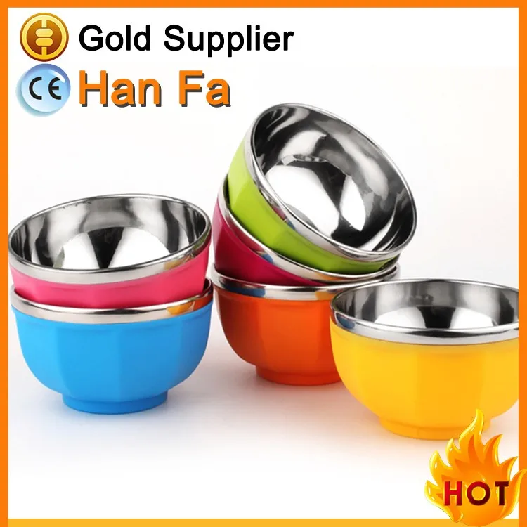 Hottest Stainless Steel Plastic Bowl Insulated Double Wall Buy