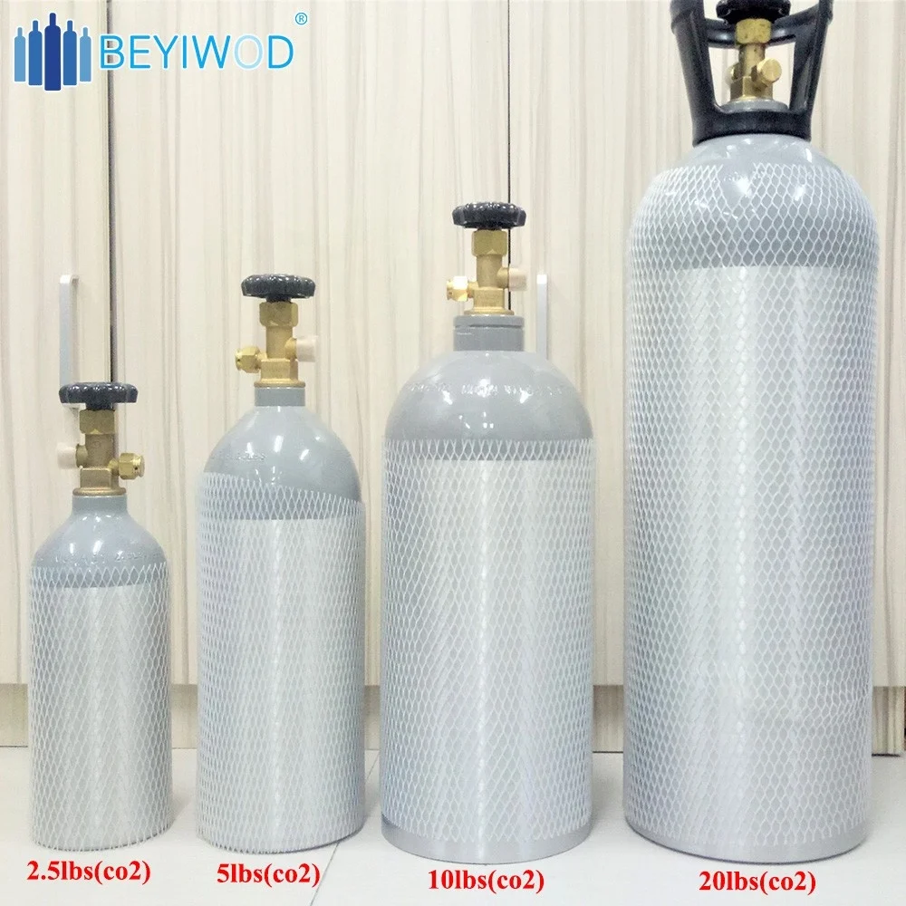 Aluminum Co2 Cylinder Co2 Tank for Beverage/Beer/Cola/Soda Use View