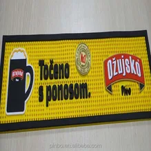 Anti Slip Personalized Custom PVC Rubber Bar Mat