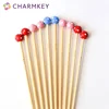 Wholesale baby cute mushroom needle sewing set bamboo needle for hand knitting