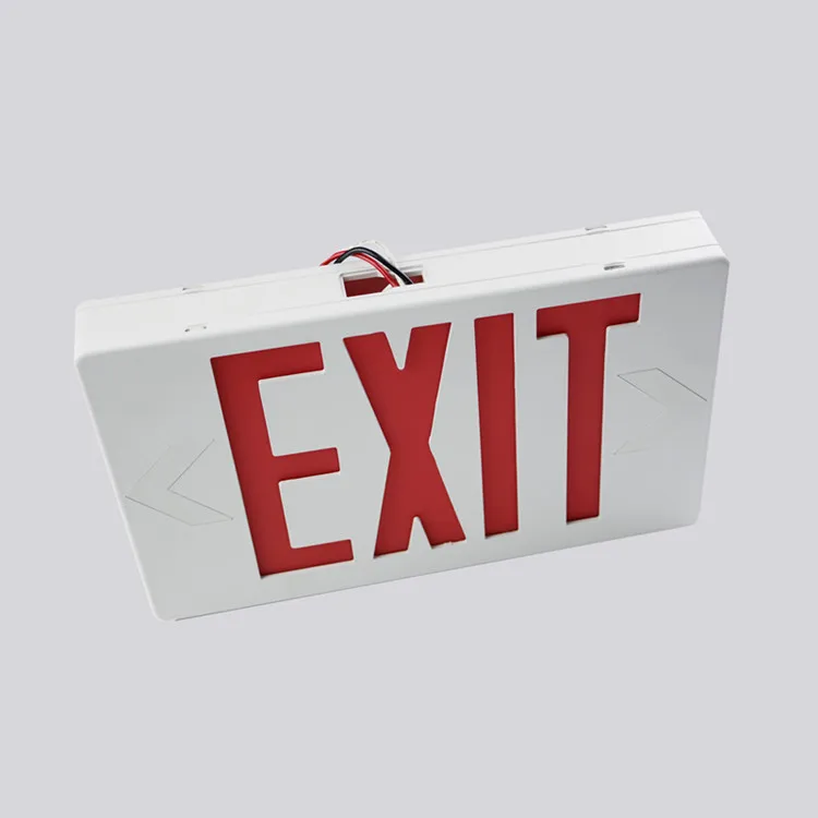 UL listed cheap price Optional red or green letters strip exit sign led emergency exit light