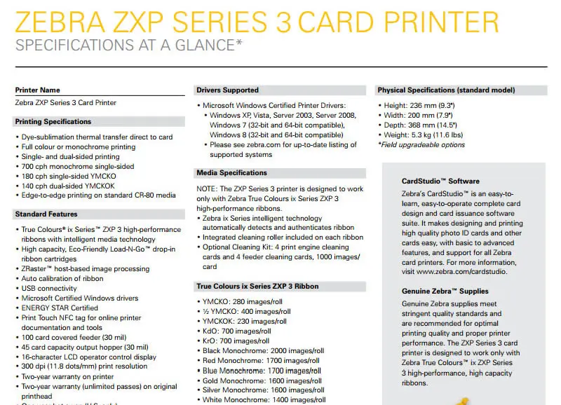 zebra zxp series 3 software