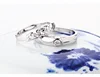 2018 New Design Simple Opening Diamond Insert Lover Ring