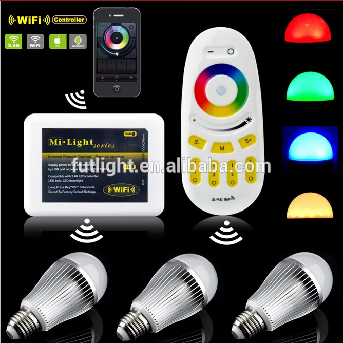 Global marketing E27 9W RGBW Smart wireless LED Light Bulb with rock-bottom price